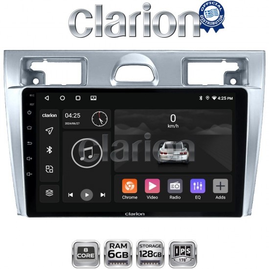 CLARION GL53140 Οθόνη OEM Multimedia Αυτοκινήτου για Ford Fiesta 2006 -> 2008 (CarPlay/AndroidAuto/BT/GPS/WIFI/GPRS)