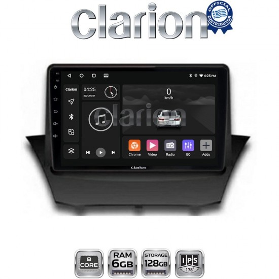 CLARION GL53152 Οθόνη OEM Multimedia Αυτοκινήτου για FORD FIESTA 2008>2009 (CarPlay/AndroidAuto/BT/GPS/WIFI/GPRS)