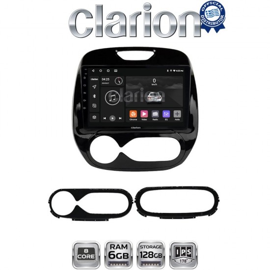 CLARION GL53155 Οθόνη OEM Multimedia Αυτοκινήτου για RENAULT CAPTURE 2013> (CarPlay/AndroidAuto/BT/GPS/WIFI/GPRS)