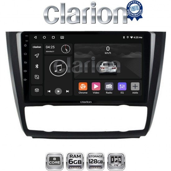 CLARION GL53170B Οθόνη OEM Multimedia Αυτοκινήτου για BMW σειρά 1 (E81 - E82 - E87 -E88) (CarPlay/AndroidAuto/BT/GPS/WIFI/GPRS)