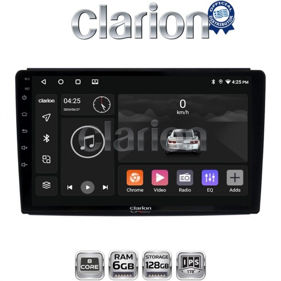 CLARION GL53193 Οθόνη OEM Multimedia Αυτοκινήτου για DUCATO, BOXER, JUMBER (CarPlay/AndroidAuto/BT/GPS/WIFI/GPRS)