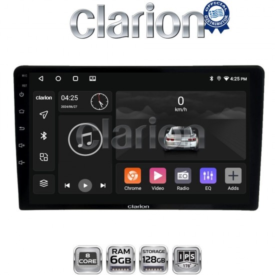 CLARION GL53202 Οθόνη OEM Multimedia Αυτοκινήτου για Jeep 2007> (CarPlay/AndroidAuto/BT/GPS/WIFI/GPRS)