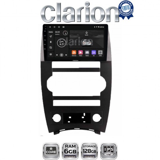CLARION GL53205 Οθόνη OEM Multimedia Αυτοκινήτου για Jeep Commander 2007 > 2009 (CarPlay/AndroidAuto/BT/GPS/WIFI/GPRS)