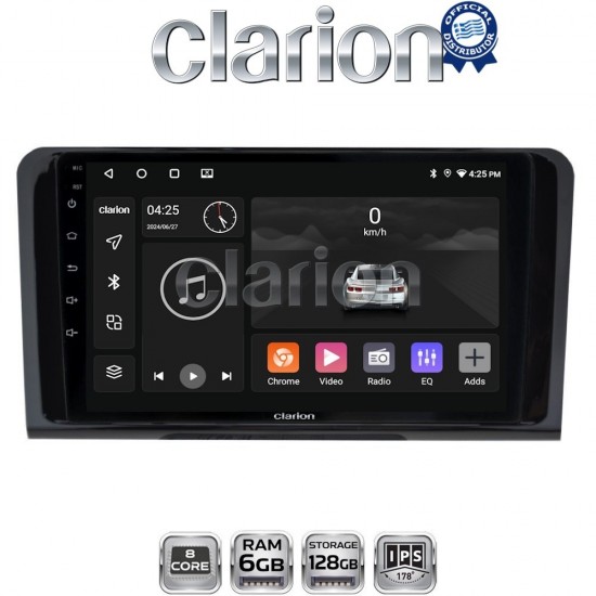 CLARION GL53213 Οθόνη OEM Multimedia Αυτοκινήτου για MERCEDES ML 2005>2011 (CarPlay/AndroidAuto/BT/GPS/WIFI/GPRS)