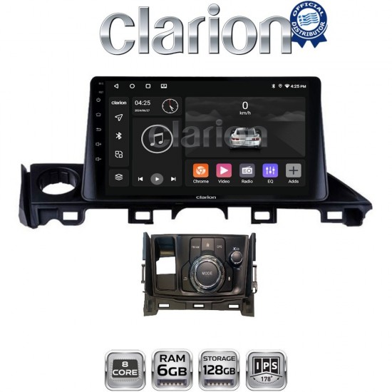 CLARION GL53214 Οθόνη OEM Multimedia Αυτοκινήτου για Mazda 6 2017 > 2020 (CarPlay/AndroidAuto/BT/GPS/WIFI/GPRS)