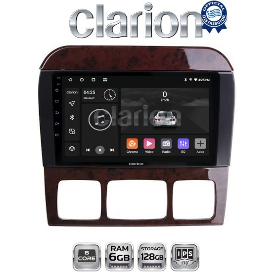 CLARION GL53220C Οθόνη OEM Multimedia Αυτοκινήτου για MERCEDES S W220 1998 > 2005 (CarPlay/AndroidAuto/BT/GPS/WIFI/GPRS)