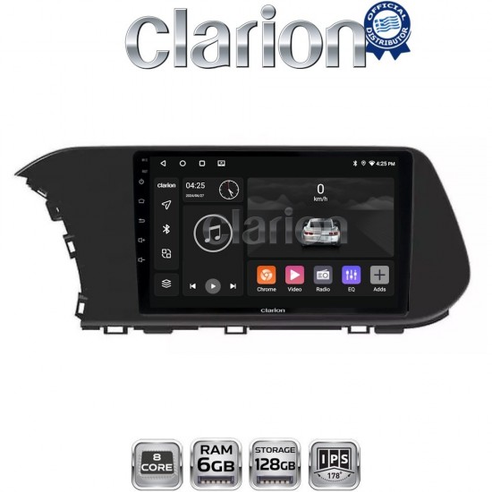 CLARION GL53229 Οθόνη OEM Multimedia Αυτοκινήτου για Hyundai i20 2021 > (CarPlay/AndroidAuto/BT/GPS/WIFI/GPRS)