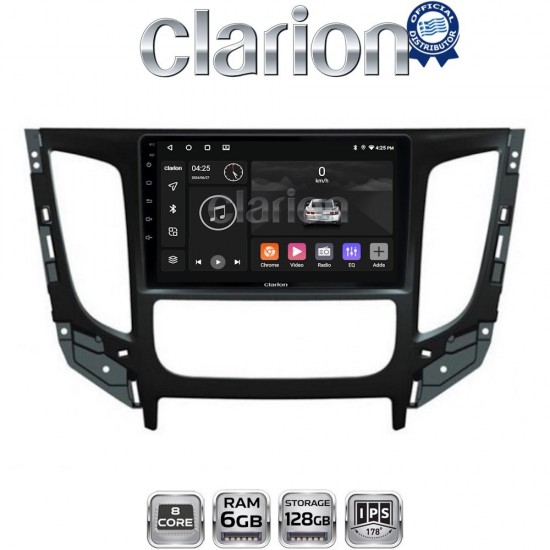 CLARION GL53230 Οθόνη OEM Multimedia Αυτοκινήτου για Mitsubishi L200 2014 >Μόνο για αυτοκίνητα με Κλιματισμό (CarPlay/AndroidAuto/BT/GPS/WIFI/GPRS)