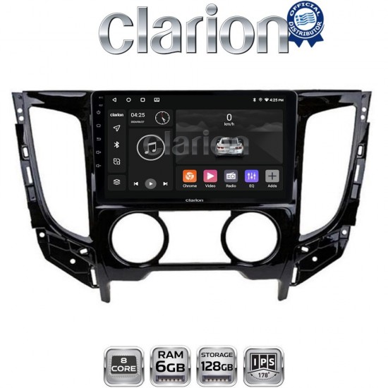 CLARION GL53230B Οθόνη OEM Multimedia Αυτοκινήτου για Mitsubishi L200 2014 >Μόνο για αυτοκίνητα με Κλιματισμό (CarPlay/AndroidAuto/BT/GPS/WIFI/GPRS)
