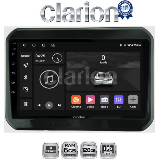 CLARION GL53232 Οθόνη OEM Multimedia Αυτοκινήτου για SUZUKI IGNIS 2016> (CarPlay/AndroidAuto/BT/GPS/WIFI/GPRS)