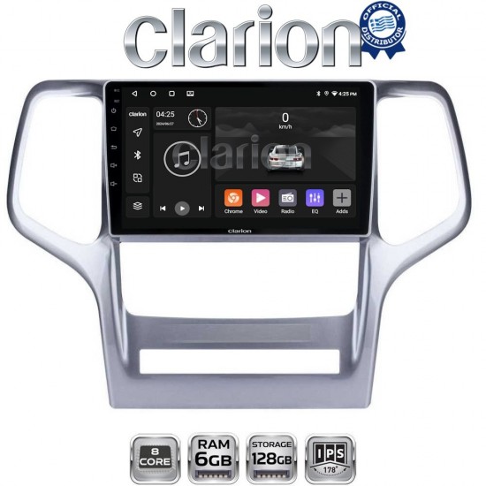 CLARION GL53234 Οθόνη OEM Multimedia Αυτοκινήτου για Jeep Gran Cherokee 2011 > 2013 (CarPlay/AndroidAuto/BT/GPS/WIFI/GPRS)