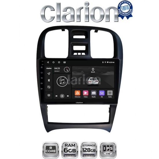 CLARION GL53260 Οθόνη OEM Multimedia Αυτοκινήτου για Hyundai Sonata 2000 > 2006 (CarPlay/AndroidAuto/BT/GPS/WIFI/GPRS)