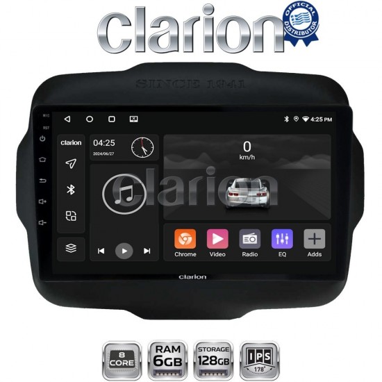 CLARION GL53273 Οθόνη OEM Multimedia Αυτοκινήτου για Jeep Grand Cherokee 2014 > (CarPlay/AndroidAuto/BT/GPS/WIFI/GPRS)