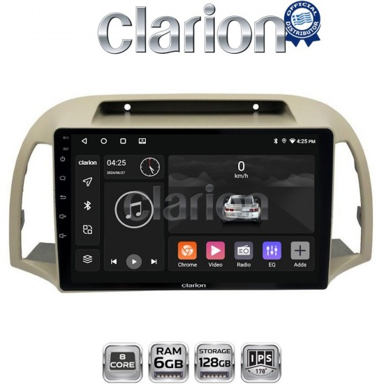 CLARION GL53300 Οθόνη OEM Multimedia Αυτοκινήτου για NISSAN MICRA 2002>2007 (CarPlay/AndroidAuto/BT/GPS/WIFI/GPRS)