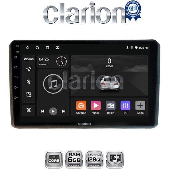 CLARION GL53312 Οθόνη OEM Multimedia Αυτοκινήτου για MITSUBISHI OUTLANDER 2001 > 2006 (CarPlay/AndroidAuto/BT/GPS/WIFI/GPRS)