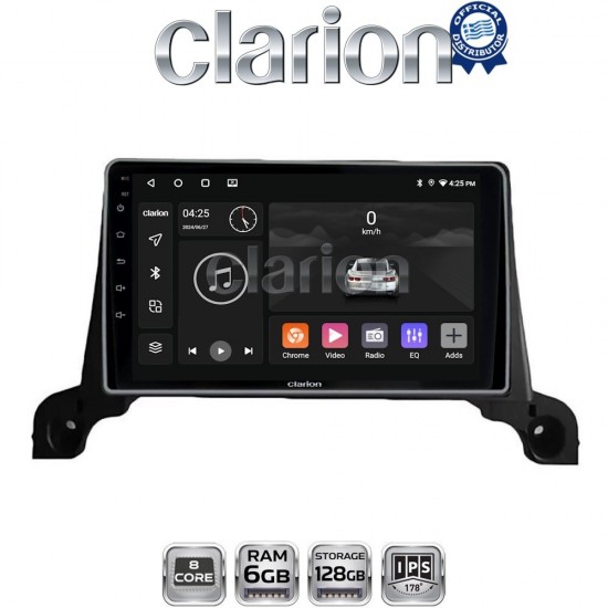 CLARION GL53324 Οθόνη OEM Multimedia Αυτοκινήτου για Peugeot 3008/5008 2016> (CarPlay/AndroidAuto/BT/GPS/WIFI/GPRS)