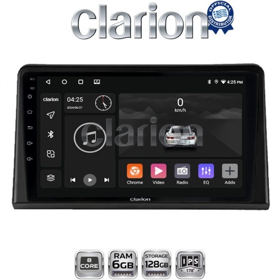 CLARION GL53326 Οθόνη OEM Multimedia Αυτοκινήτου για Renault Express 2023 > (CarPlay/AndroidAuto/BT/GPS/WIFI/GPRS)