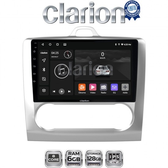 CLARION GL53328 Οθόνη OEM Multimedia Αυτοκινήτου για FORD FOCUS 2004>2012 (CarPlay/AndroidAuto/BT/GPS/WIFI/GPRS)
