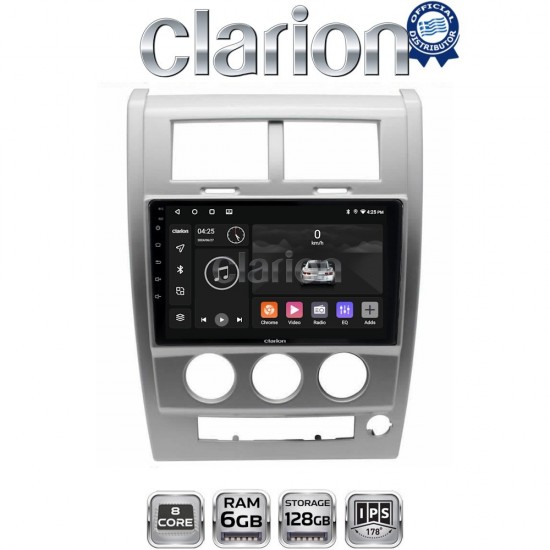 CLARION GL53334 Οθόνη OEM Multimedia Αυτοκινήτου για Jeep Cherokee KK 2008 > 2014 (CarPlay/AndroidAuto/BT/GPS/WIFI/GPRS)