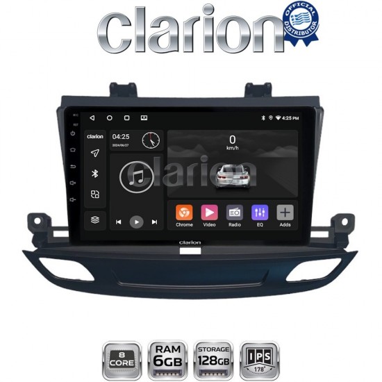 CLARION GL53339 Οθόνη OEM Multimedia Αυτοκινήτου για Opel Insignia 2018 (CarPlay/AndroidAuto/BT/GPS/WIFI/GPRS)