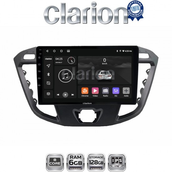 CLARION GL53366 Οθόνη OEM Multimedia Αυτοκινήτου για TRANSIT CUSTOM - TOURNEO CUSTOM 2013> (CarPlay/AndroidAuto/BT/GPS/WIFI/GPRS)