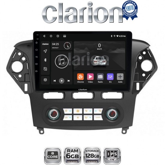 CLARION GL53368C Οθόνη OEM Multimedia Αυτοκινήτου για Ford Mondeo 2010 > 2013 (CarPlay/AndroidAuto/BT/GPS/WIFI/GPRS)