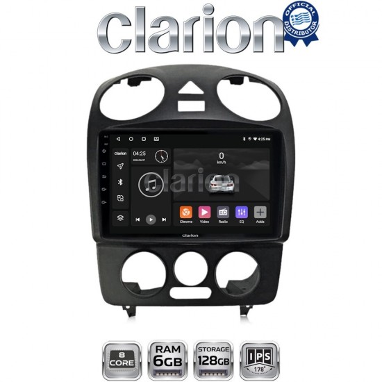CLARION GL53408 Οθόνη OEM Multimedia Αυτοκινήτου για VW BEETLE 2003 > 2010 (CarPlay/AndroidAuto/BT/GPS/WIFI/GPRS)