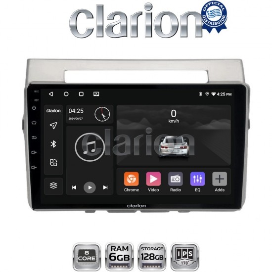 CLARION GL53417 Οθόνη OEM Multimedia Αυτοκινήτου για Toyota Corolla Verso 2004 > 2009 (CarPlay/AndroidAuto/BT/GPS/WIFI/GPRS)