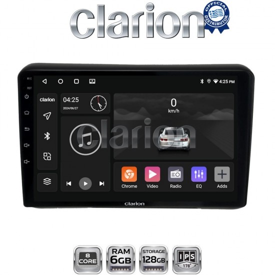 CLARION GL53421 Οθόνη OEM Multimedia Αυτοκινήτου για HONDA HRV 2015> (CarPlay/AndroidAuto/BT/GPS/WIFI/GPRS)