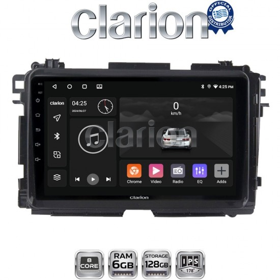 CLARION GL53422 Οθόνη OEM Multimedia Αυτοκινήτου για HONDA HRV 2015> (CarPlay/AndroidAuto/BT/GPS/WIFI/GPRS)