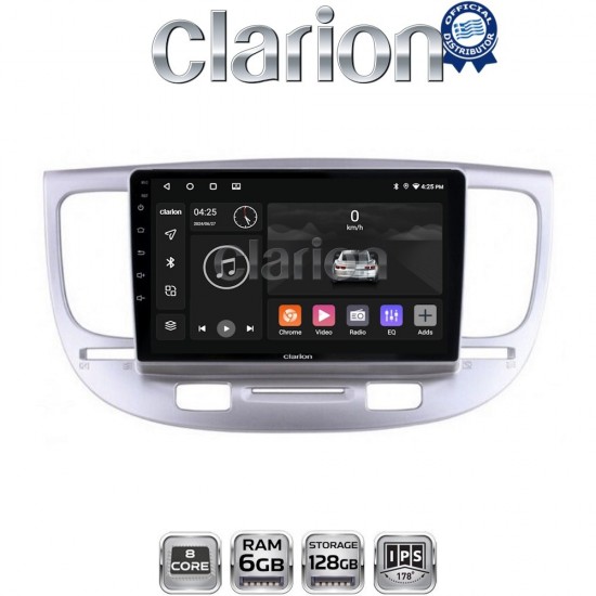 CLARION GL53423 Οθόνη OEM Multimedia Αυτοκινήτου για KIA RIO 2005>2011 (CarPlay/AndroidAuto/BT/GPS/WIFI/GPRS)