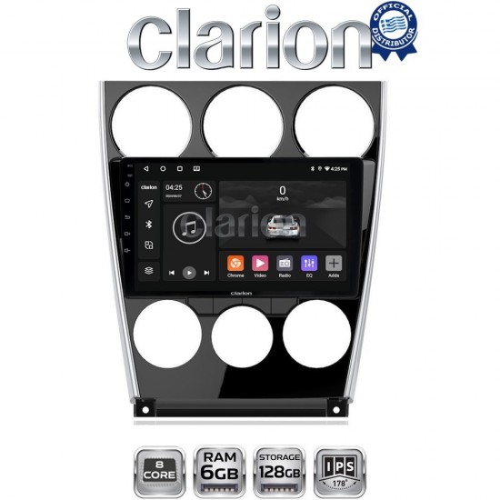 CLARION GL53436 Οθόνη OEM Multimedia Αυτοκινήτου για MAZDA 6 facelift 2005>2008 (CarPlay/AndroidAuto/BT/GPS/WIFI/GPRS)