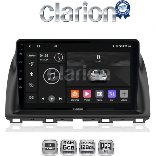 CLARION GL53438 Οθόνη OEM Multimedia Αυτοκινήτου για MAZDA CX5 2013>2017 (CarPlay/AndroidAuto/BT/GPS/WIFI/GPRS)