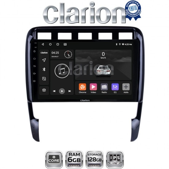 CLARION GL53443 Οθόνη OEM Multimedia Αυτοκινήτου για PORSCHE CAYENNE 2002>2011 (CarPlay/AndroidAuto/BT/GPS/WIFI/GPRS)