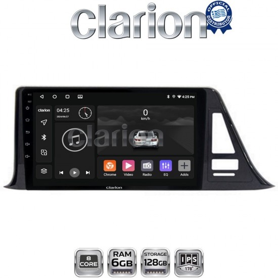 CLARION GL53445 Οθόνη OEM Multimedia Αυτοκινήτου για Toyota CH-R 2017 > (CarPlay/AndroidAuto/BT/GPS/WIFI/GPRS)