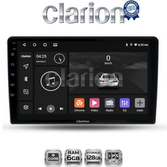 CLARION GL53452 Οθόνη OEM Multimedia Αυτοκινήτου για Ford Fiesta 2019> (CarPlay/AndroidAuto/BT/GPS/WIFI/GPRS)