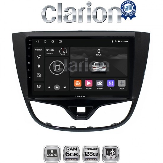 CLARION GL53479 Οθόνη OEM Multimedia Αυτοκινήτου για OPEL KARL 2014-2019 (CarPlay/AndroidAuto/BT/GPS/WIFI/GPRS)
