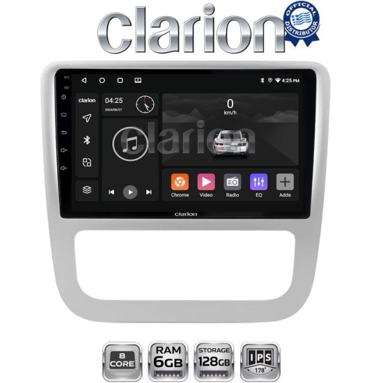 CLARION GL53489 Οθόνη OEM Multimedia Αυτοκινήτου για VW Scirocco & Eos 2008 > 2013 (CarPlay/AndroidAuto/BT/GPS/WIFI/GPRS)