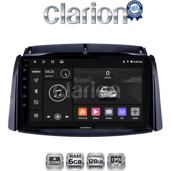 CLARION GL53498 Οθόνη OEM Multimedia Αυτοκινήτου για Renault Koleos 2006>2017 (CarPlay/AndroidAuto/BT/GPS/WIFI/GPRS)