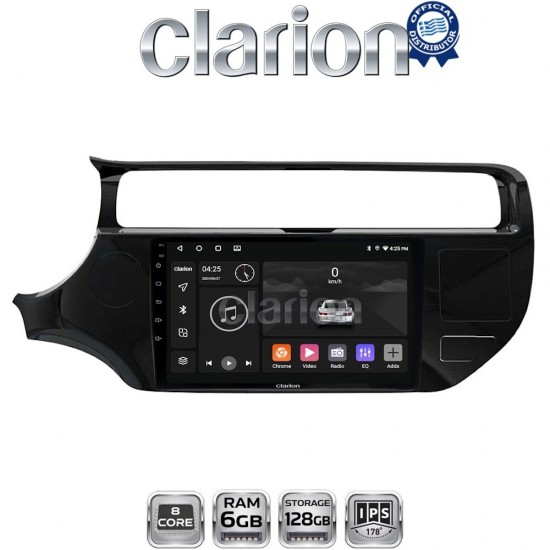 CLARION GL53504 Οθόνη OEM Multimedia Αυτοκινήτου για KIA RIO 2015 >2017 (CarPlay/AndroidAuto/BT/GPS/WIFI/GPRS)