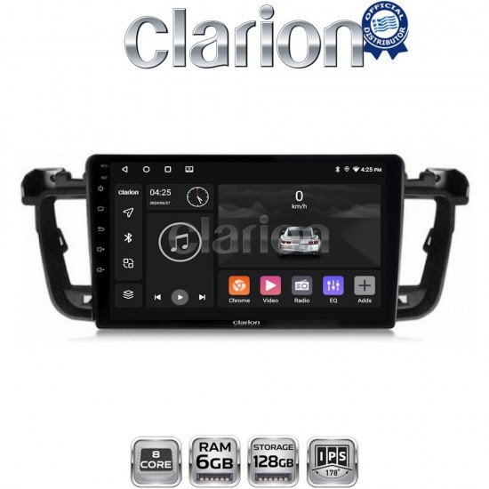 CLARION GL53509 Οθόνη OEM Multimedia Αυτοκινήτου για PEUGEOT 508 2010>2017 (CarPlay/AndroidAuto/BT/GPS/WIFI/GPRS)