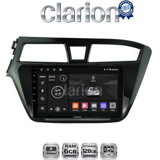 CLARION GL53517 Οθόνη OEM Multimedia Αυτοκινήτου για Hyundai i20 2015> (CarPlay/AndroidAuto/BT/GPS/WIFI/GPRS)