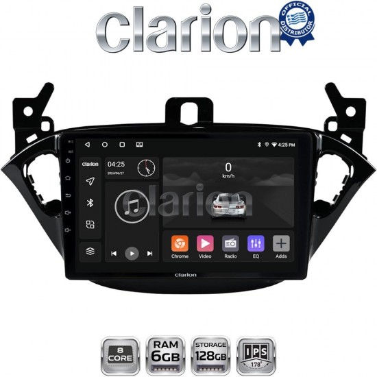 CLARION GL53521 Οθόνη OEM Multimedia Αυτοκινήτου για Opel Corsa E 2015 > 2018 (CarPlay/AndroidAuto/BT/GPS/WIFI/GPRS)
