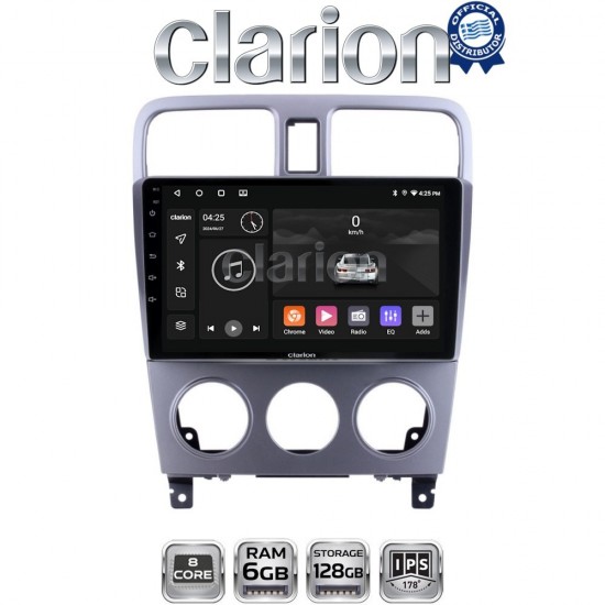 CLARION GL53526 Οθόνη OEM Multimedia Αυτοκινήτου για SUBARU FORESTER 2002>2007 (CarPlay/AndroidAuto/BT/GPS/WIFI/GPRS)