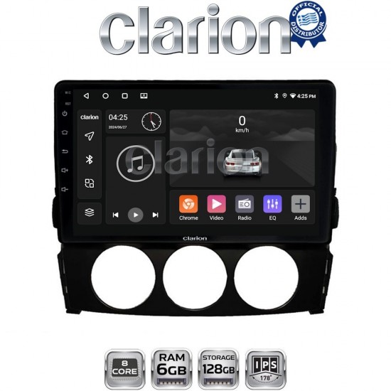 CLARION GL53530 Οθόνη OEM Multimedia Αυτοκινήτου για Mazda MX5 2005 > 2015 (CarPlay/AndroidAuto/BT/GPS/WIFI/GPRS)