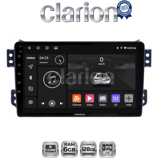 CLARION GL53540 Οθόνη OEM Multimedia Αυτοκινήτου για OPEL AGILA - SUZUKI ALTO 2008> (CarPlay/AndroidAuto/BT/GPS/WIFI/GPRS)