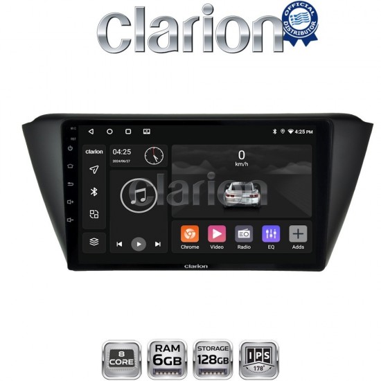 CLARION GL53541 Οθόνη OEM Multimedia Αυτοκινήτου για SKODA FABIA 2015> (CarPlay/AndroidAuto/BT/GPS/WIFI/GPRS)