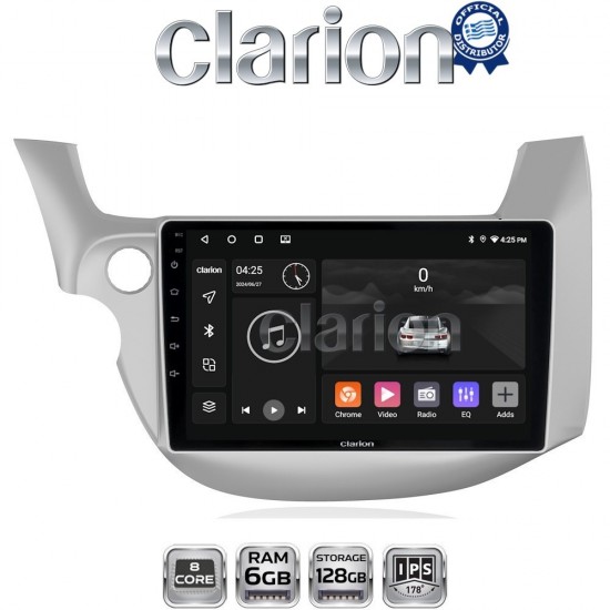 CLARION GL53549 Οθόνη OEM Multimedia Αυτοκινήτου για HONDA JAZZ 2008>2013 (CarPlay/AndroidAuto/BT/GPS/WIFI/GPRS)