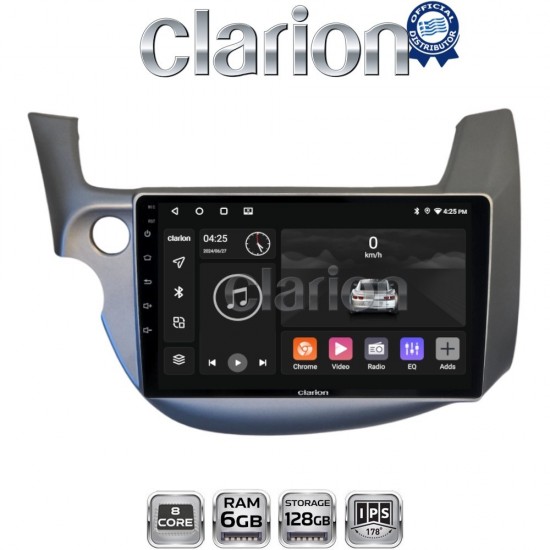 CLARION GL53549G Οθόνη OEM Multimedia Αυτοκινήτου για Honda Jazz 2008 > 2012 (CarPlay/AndroidAuto/BT/GPS/WIFI/GPRS)