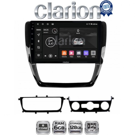 CLARION GL53552 Οθόνη OEM Multimedia Αυτοκινήτου για VW Jetta 2011 > 2018 (CarPlay/AndroidAuto/BT/GPS/WIFI/GPRS)